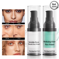 Skynest 2Pcs Poreless Smoothing Face Primer & Hydrating Face Primer,Restoring Makeup Primer For Flawless,Smooth Skin & Long-Lasting Makeup,Fills In Pores & Fine Lines,Vegan & Cruelty-free