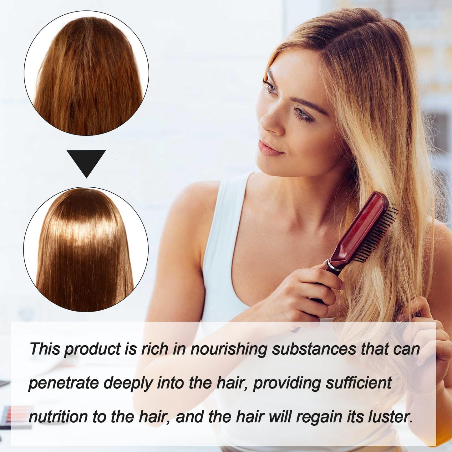 OuXing 237ml Gentle Hair Growing Shampoo,Hair Regrowth Shampoo,Root Activator Sham-poo,Mild Formula Suitable,Ha-ir Loss Sham-poo,Support Ha-ir Health and Reduce Ha-ir Fall,Sham-poo for Ha-ir Loss Women