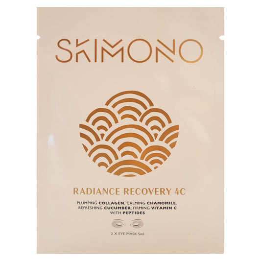 SKIMONO Radiance Recovery Eye Mask 1x5ml - Single Eyemask Eye Patch for Face Care, Brightens, Moisturises, and Softens Fine Lines