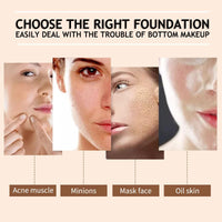 NatrLuxe Mushroom Head Air Cushion CC Cream - Moisturizing Full Coverage Foundation & Brightening Pigment BB Cream Matte Foundation Set - Gift For Women