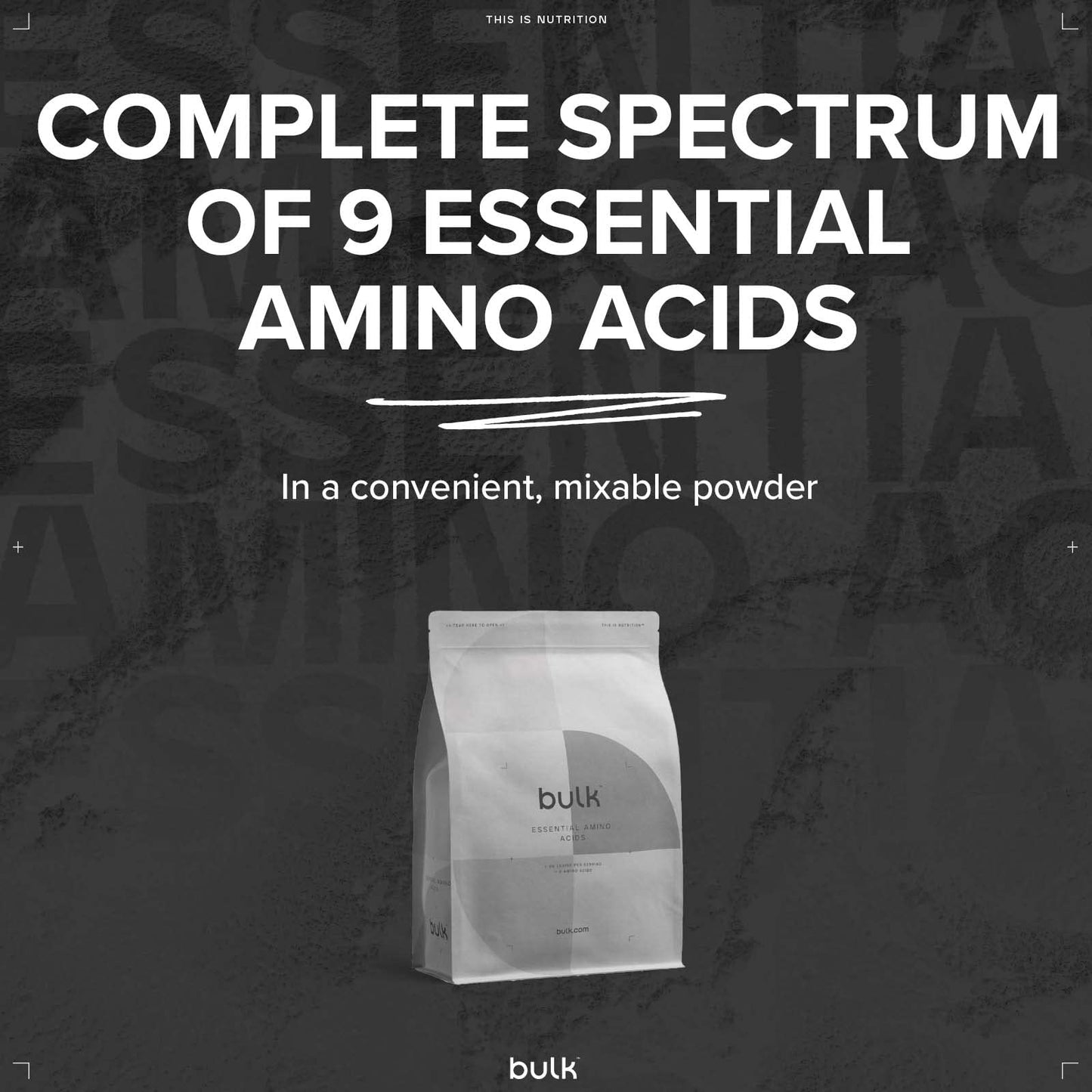 Bulk Pure Essential Amino Acids Powder, 500 g, Packaging May Vary