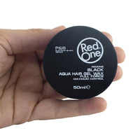 Redone Hair Styling Aqua Wax Black 3 x 50ml | Gel Wax | Lime Scent | Extra Hold | Men & Women Hair Wax | Long Lasting | Shiny Look | Maximum Control 3 PCS