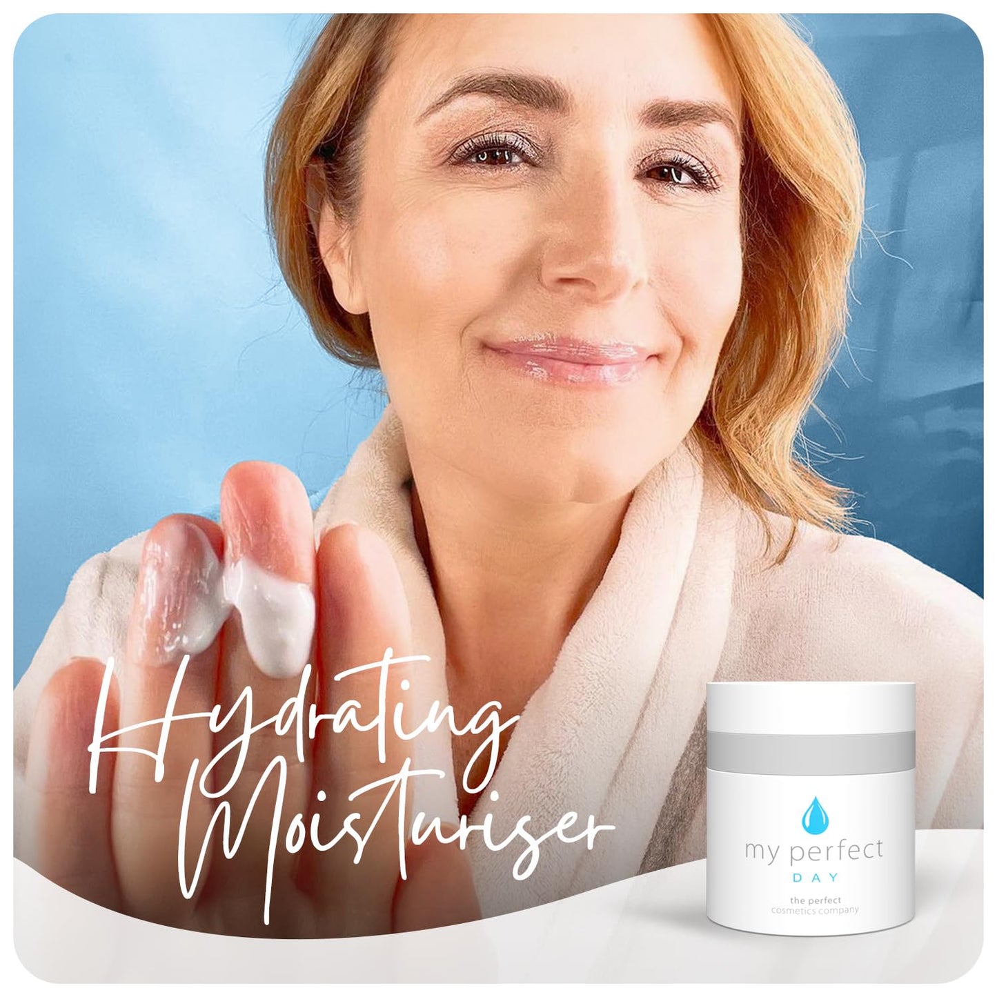 The Perfect Cosmetics Company My Perfect Day, Penny Lane, 50ml Light and Refreshing Face Day Cream/Moisturiser, Instant Results, Anti-Ageing. 3 Month Supply, As Seen on TV.
