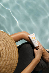 Calypso Shimmer Sun Lotion SPF50 + | Very High UVA + UVB Protection, Water Resistant, Shimmering Sun Protection for Face and Body, 100ml