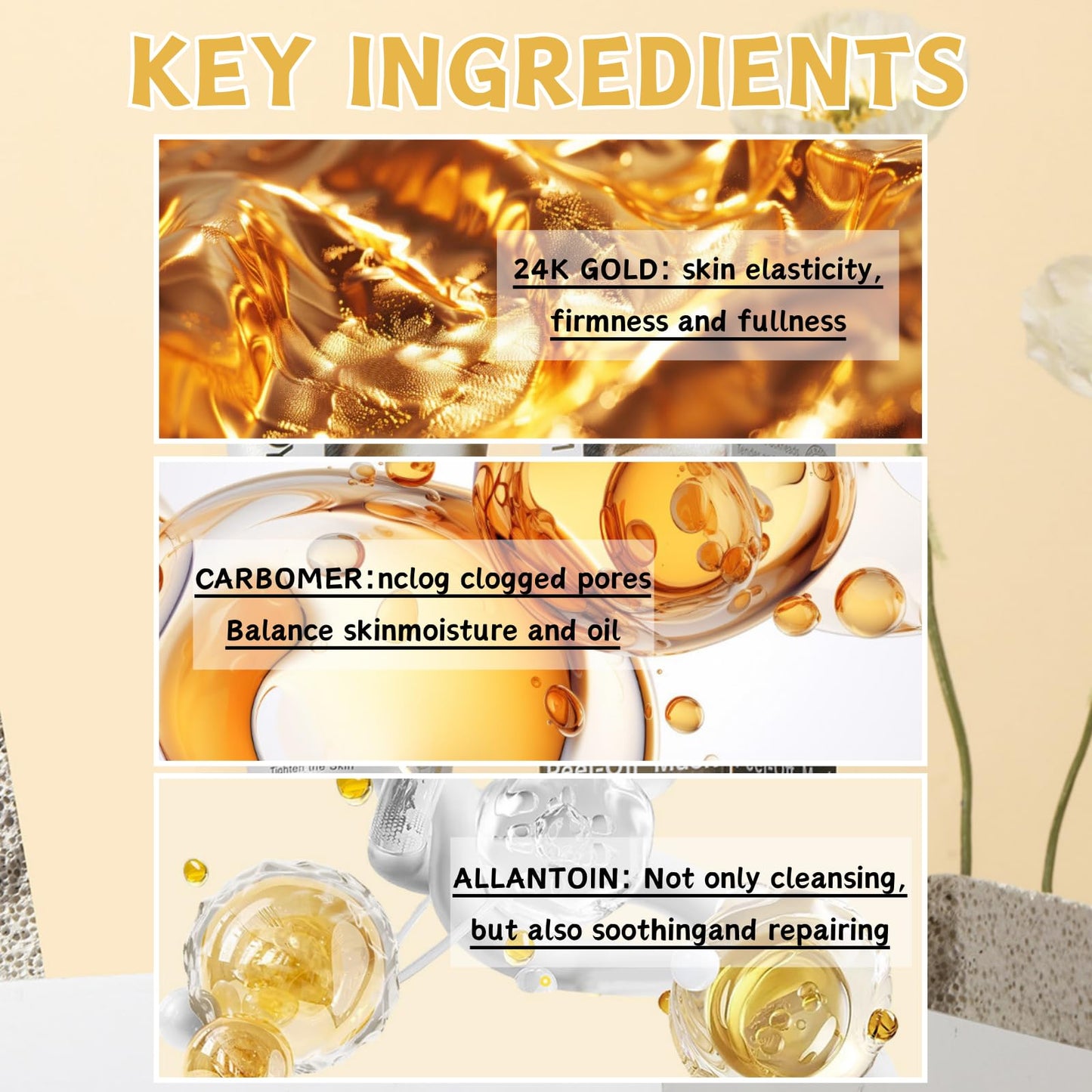 Trendyfave 24K Gold Peel Off Face Masks, Blackhead Remover Peel Anti Wrinkle Anti Aging Facial Mask, Blackhead Peel Off Mask, Deep Skin Clean Purifying Acne, Reduces Fine Lines, Skin Care Peeling Face Mask