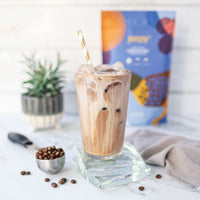 Juspy Premium Marine Collagen Powder + High Protein Cacao Superfood Blend | 8000mg Hydrolysed Marine Collagen Peptides | Collagen Supplement For Women & Men | Skin & Joint Health, Energy Boost | 400gr