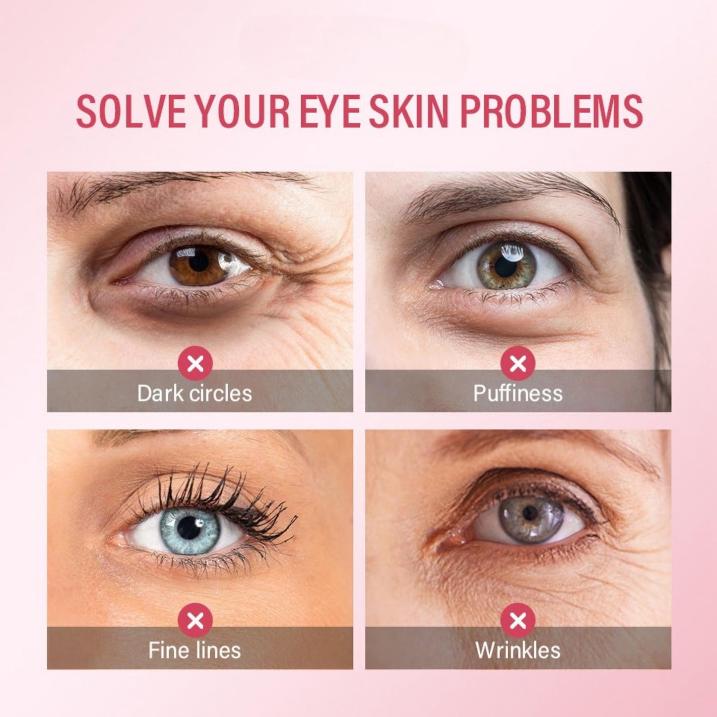 Eye Radiance Restoring Retinol Eye Cream Balm,Anti Wrinkle E-ye Cream Balm,Caffeine E-ye Creams for Dark Circles and Puffy Eyes,Korean Skincare Hydrating E-ye Creams for Dry Skin Around Eyes