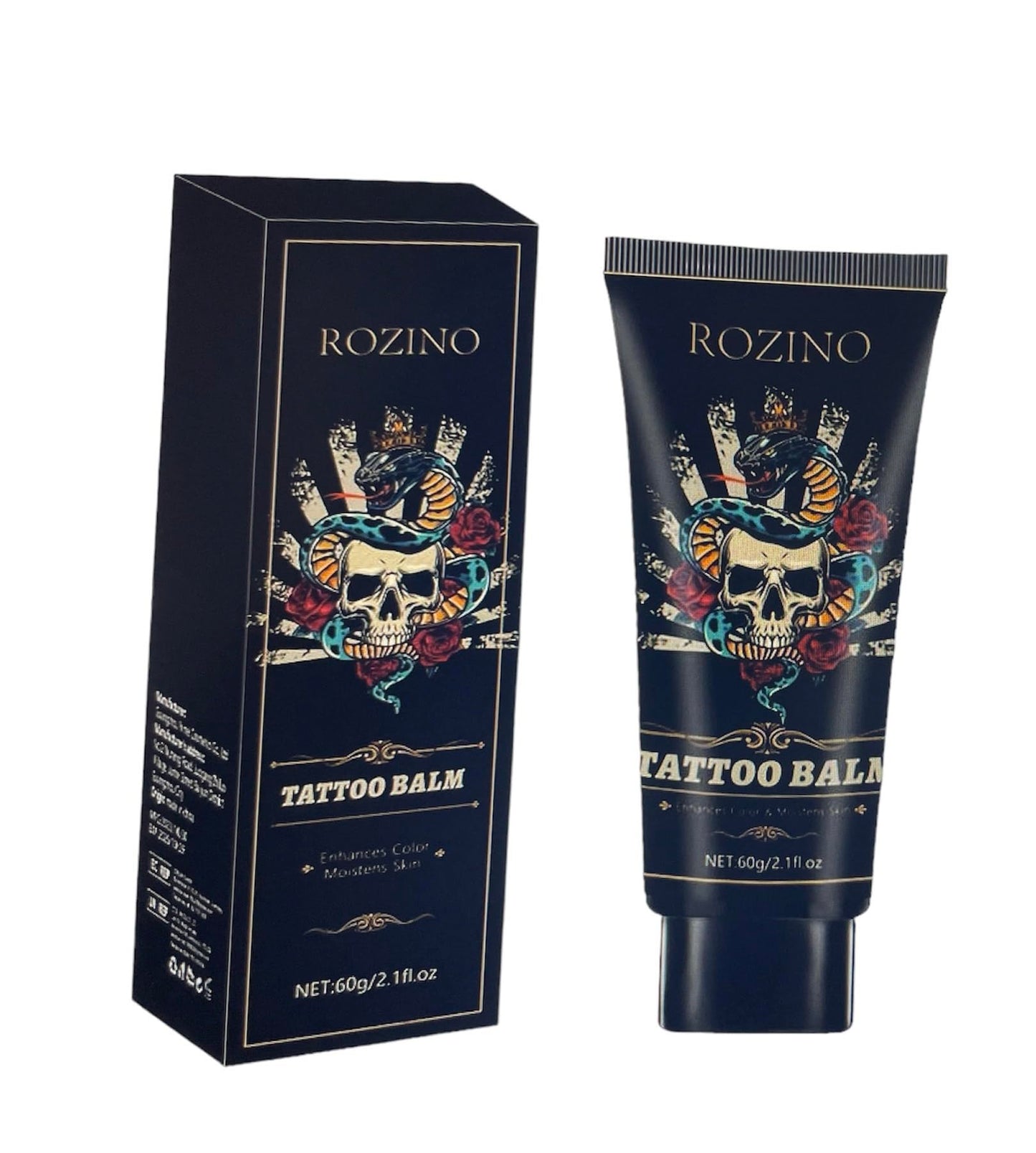 Generic Tattoo Care Cream I 60g I Natural Ingredients I Deep Moisturizing Nourishing Skin Care I Aftercare Cream For Tattoos & Lotion For Dry Skin