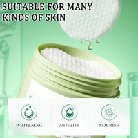 LaluluTek Face Pads - Exfoliator for Acne Prone Skin - Toner & Korean Skincare - Reduces The Growth Of Blackheads(55 pads)