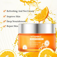 KKwoter Vitamin C Face Cream with Hyaluronic Acid and Vitamin C&E, Anti-Aging & Wrinkle Reduction, Erase Dark Spots and Fine Lines, Natural Skin Care to Hydrate, Plump, and Moisturize for Women