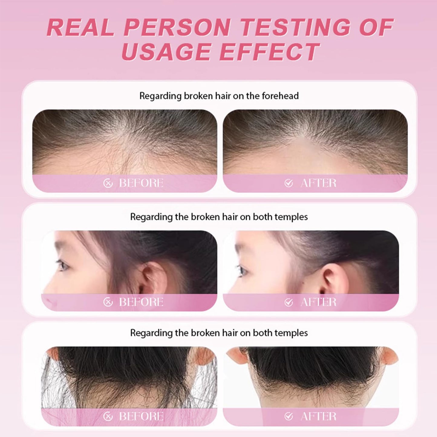 NLFOX Broken Hair Finishing Stick Gel - Kids Hair Gel - Edge Control for Kids - Long Lasting Frizz Control, Natural Ingredients,Suitable for All Hair Styles,Gentle & Easy To Use