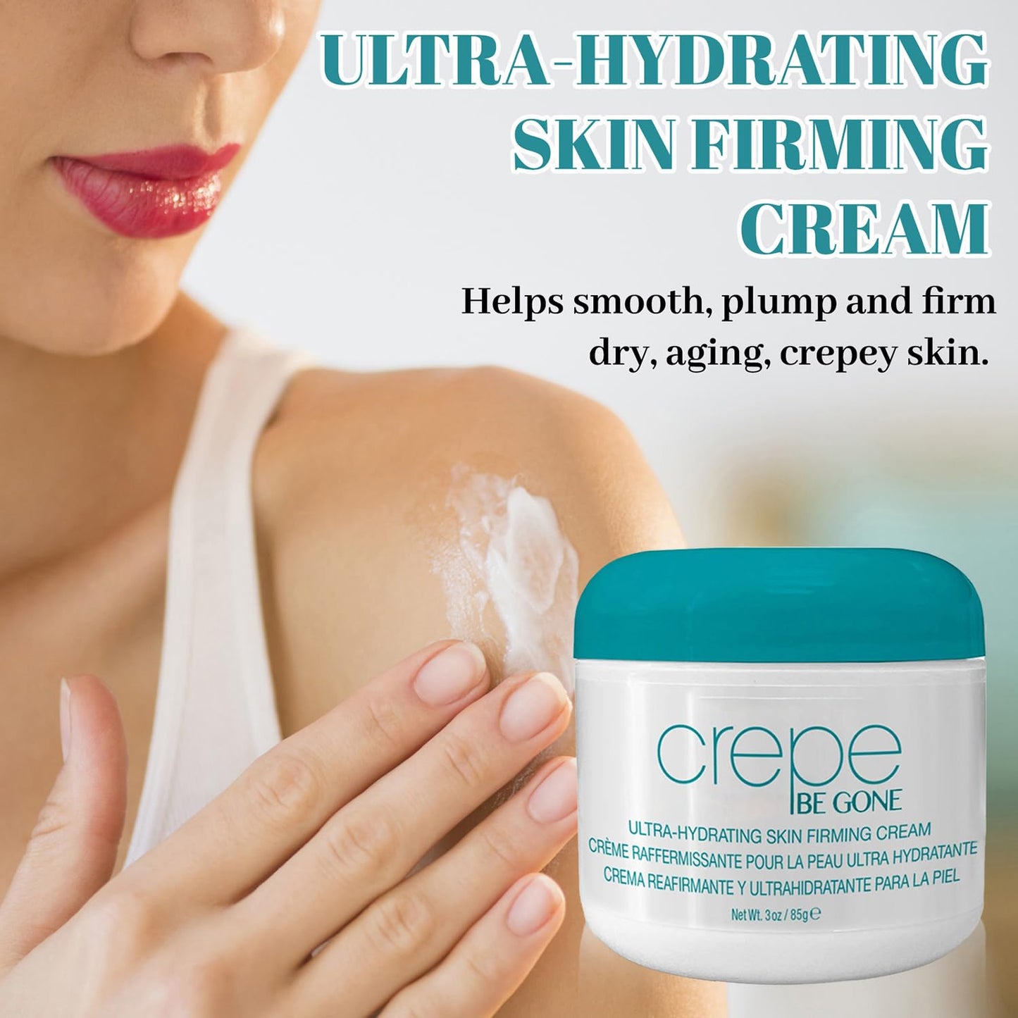 Generic Crepe Be Gone Body Souffle - Best for Tightening Sagging Skin, Tighten and Lift Neck Cream, Chest,Arms,neck Moisturiser Repair Decolletage Cream, Advanced Neck Cream Moisturizing 85g