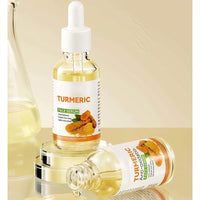Beauthink Turmeric Oil Facial Serum -moisturises and Illuminates, For All Skin Types Fades Dark Spots, Evens Skin Tone, Boosts Radiance, and Deeply Hydrates Face Essence 30ml