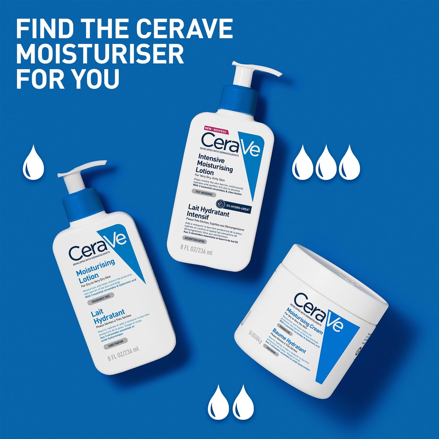 CeraVe, Intensive Moisturising Lotion, With Hyaluronic Acid, 3 Essential Ceramides & Hydro-Urea Technology, For Dry to Very Dry Skin 473ML