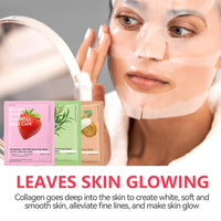 DOOCECIY 16 PCS Face Masks Skincare Set, Hydrating and Soothing Sheet Face Mask for Women Girls for All Skin Types
