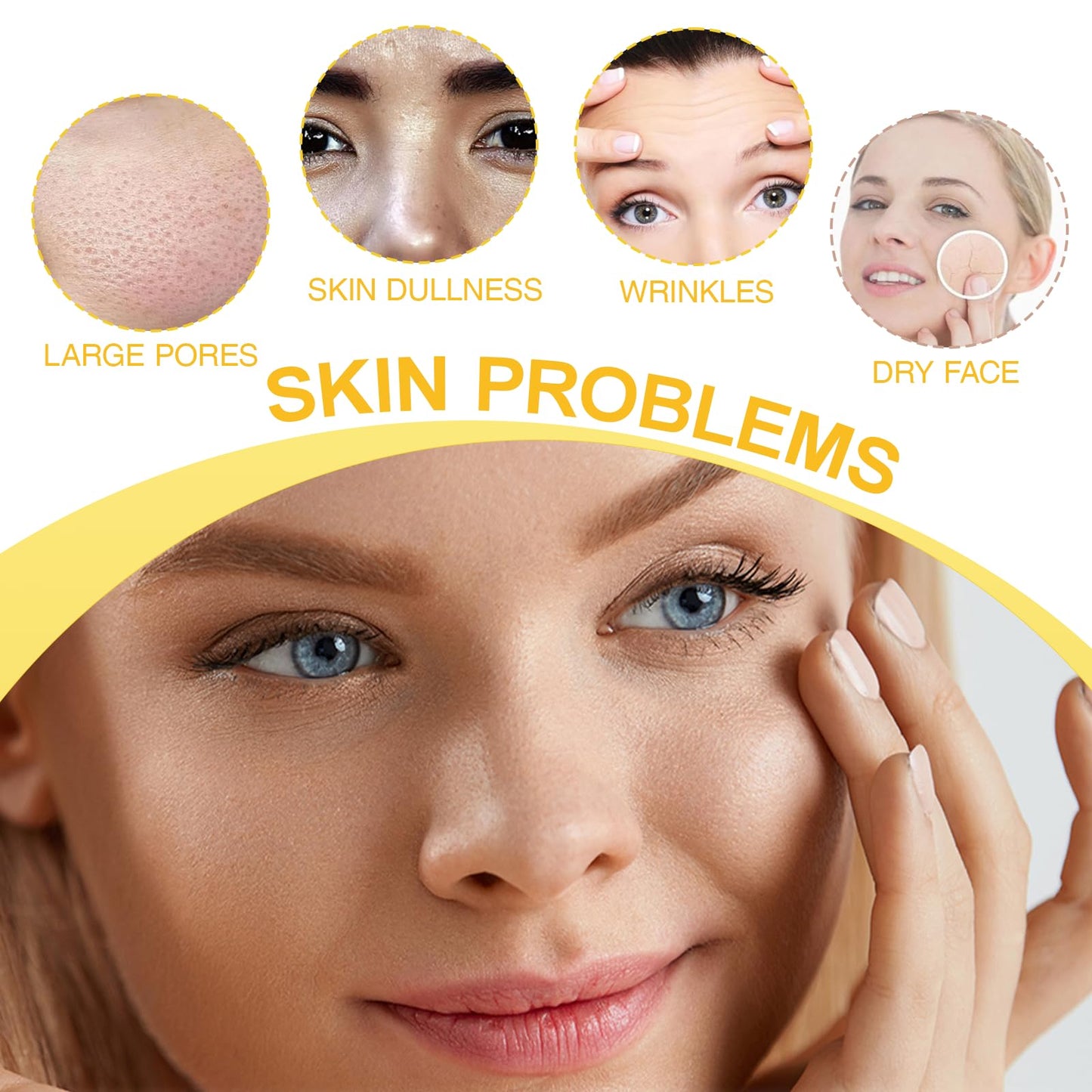 Benaewa Collagen Mask, Peel Off Facial Wrapping Mask for Tightens Skin, Hydration Care
