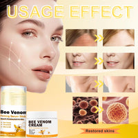TBeautfave Bee Venom Cream&Bee Venom Firming Serum Stick – Multi Symptom Care Face Cream,Smooth Wrinkles Hydrate Skin Serum Stick,Anti Aging Serum,Skin Care Sets,Deeply Moisturize,Restore Vitality