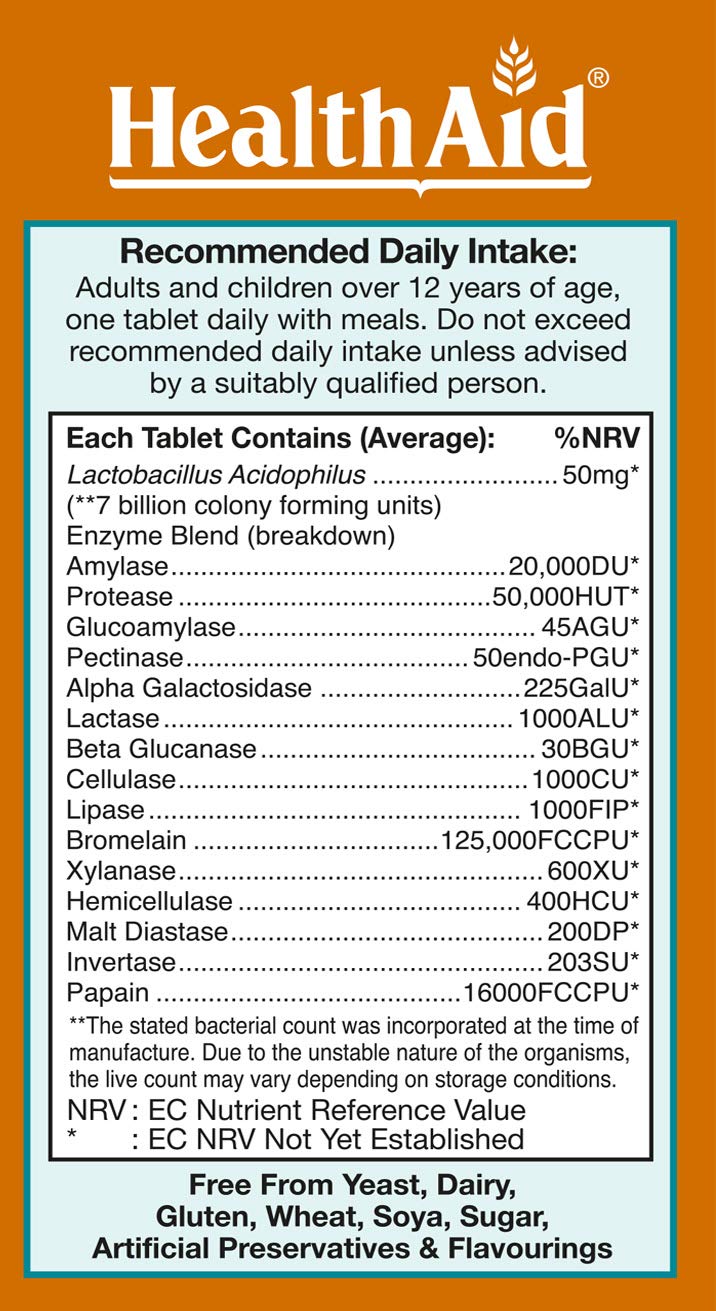 HealthAid Digeston Max Tablets, 30-Count