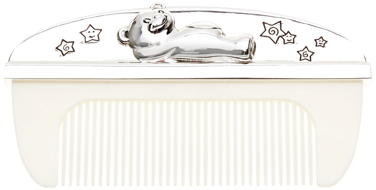 Ahoda Widdop & Bingham - CG309 C - Birth/Christening Gift Set Brush & Comb Silver Plated - 16.2 x 8.2 x 5.6 cm