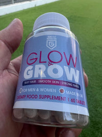MoovWell Glow & Grow Vitamin C Supplement for Men & Women Hair, Skin & Nails | Vegan & Allergen-Free | Natural Skin & Hair Support | Made in UK | Daily Beauty Nutrition | 60 Capsules
