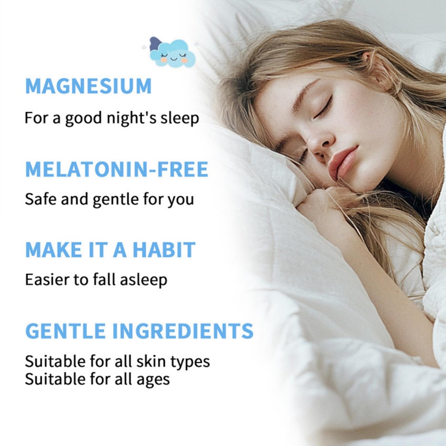 100g Magnesium Body Lotion,Magnesium Butter for Sleep,Magnesium Soothing Sleep Cream,Magnesium Moisturiser for Soothes Muscles,Relaxing Magnesium Gel for Legs Arms Chest,Calm Cream with Magnesium