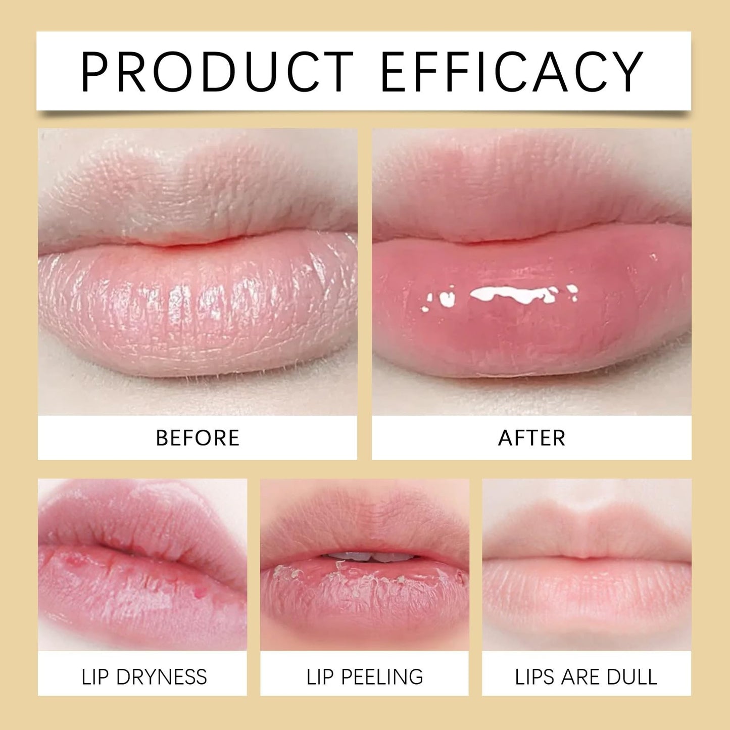 Fankayi Transfer-Proof Color Changing Lipstick with Gold Foil,Transparente Transferproof Gold Crystal Color Changing Lip Stick,24h Long-Lasting Hydration & Glossy Shine Lip Gloss,Colour Changing Lipstick