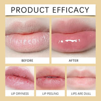 Fankayi Transfer-Proof Color Changing Lipstick with Gold Foil,Transparente Transferproof Gold Crystal Color Changing Lip Stick,24h Long-Lasting Hydration & Glossy Shine Lip Gloss,Colour Changing Lipstick