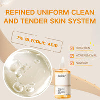 IZBEAUVO Glycolic Acid 7% Toning Solution,240ml Glycolic Acid Toning Resurfacing Solution,Glycolic Acid Serum, Hyaluronic Acid Serum for Blemishes And Acne,Refined Uniform Clean and Tender Toner Skincare