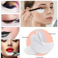 HAORQEE 30 PCS Eyeshadow Pads Eyeliner Tape Eye Make-Up Shield Protector Eye Shadow Stencil Tool for Women Eye Makeup, Eyelash Extension