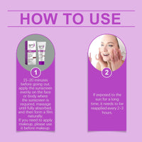 NLFOX SPF 100 Sunscreen - 2PCS Sun Cream SPF 100 PA+++ - Sunscreen SPF 100-80g UVB/UVA High Protection Factor 100 Sun Cream -Waterproof SPF 100 Face Moisturiser - Factor 100 Sun Scree For Outdoor