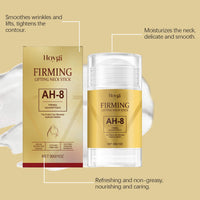 2 PCS AH-8 Firming Neck Cream and Care Stick, Firming Lifting Neck Cream with Hexapeptide, Tighten And Lift, Reduce Fine Lines and Double Chin, Lift Sagging Skin (30g + 50g)