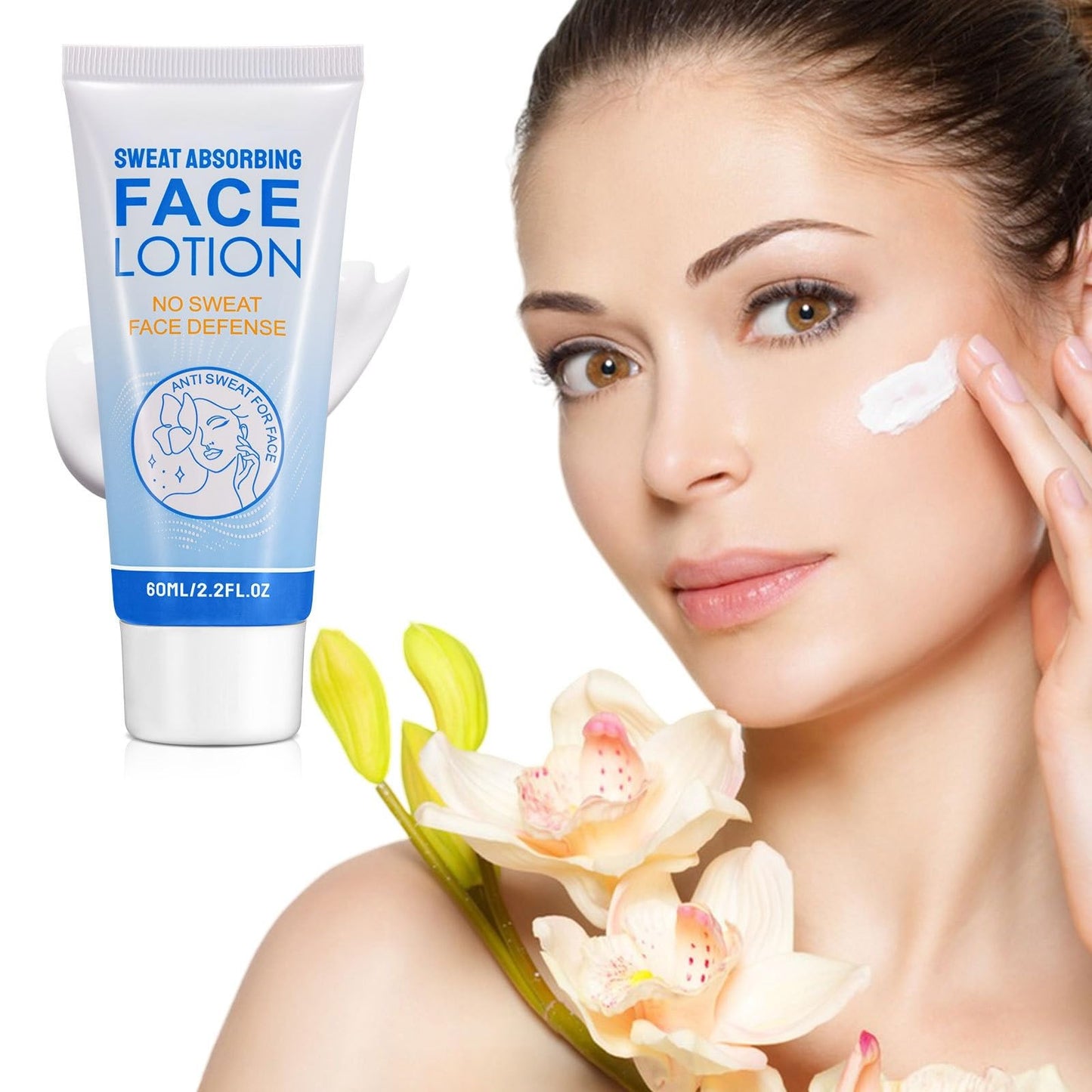 CiLiHai Sweat Absorbing Face Lotion,Antiperspirant Lotion for Face,Prevent Excess Facial Sweating and Facial Shining,Block Sweat and Oily Skin Control,Keeps You Dry,Anti Sweat Cream for Women and Men