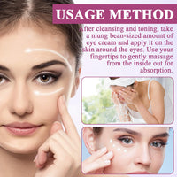 GMHLLES Mango Revitalize Eye Cream,Mango Activating And Firming Eyecream Ffirming Eyelift Serum Moisturizing Wrinkles Eyecreams Repair Dark Circles and Eye Bags (2PCS )