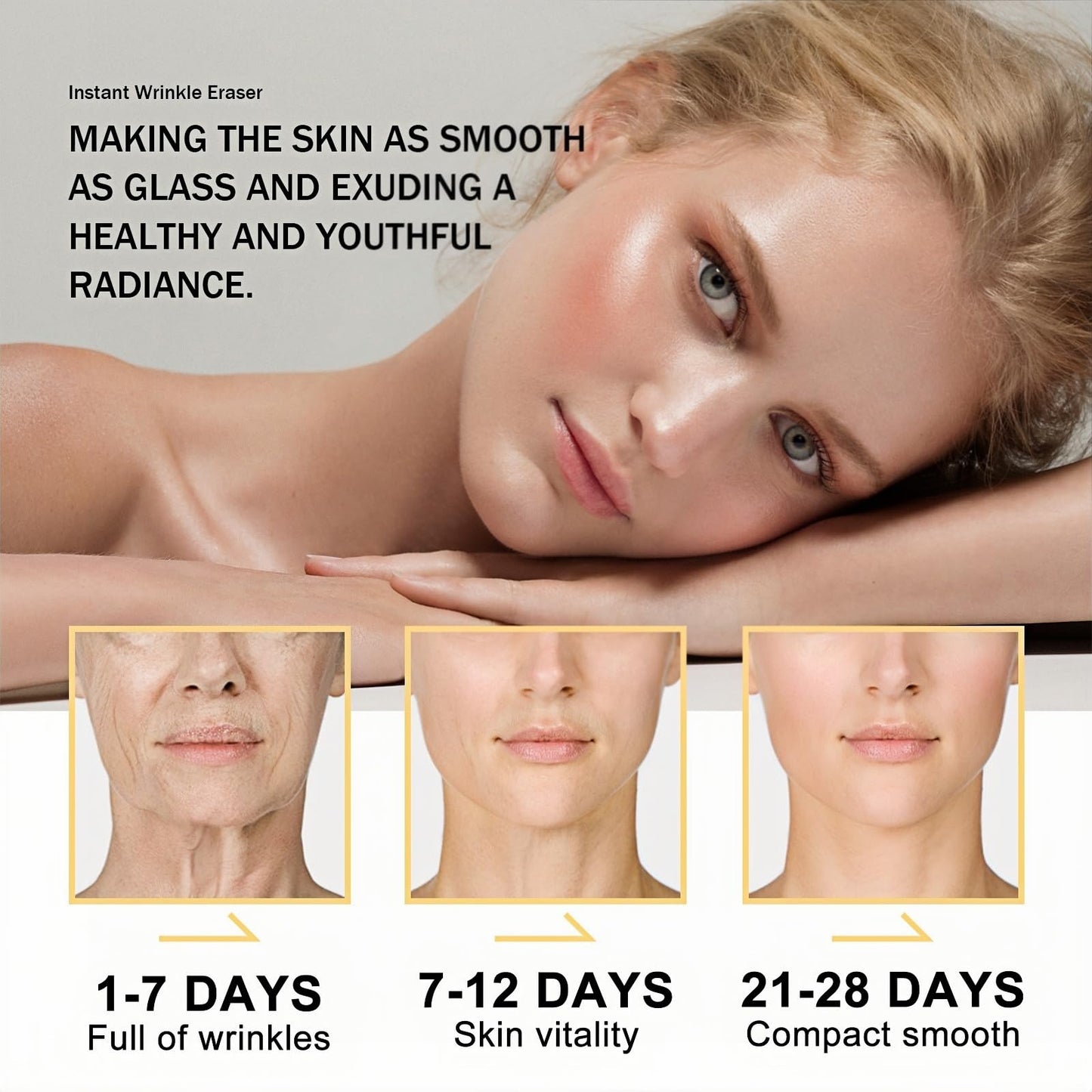 QinZiEn Skips The Line Instant Wrinkle Eraser Face Cream,Face Tightening Cream,Face Moisturiser,Anti Wrinkle F/ace Cr/eam,Anti Aging F/ace C/ream,Night C/ream for Women Anti Aging,Tightening Sagging Skin