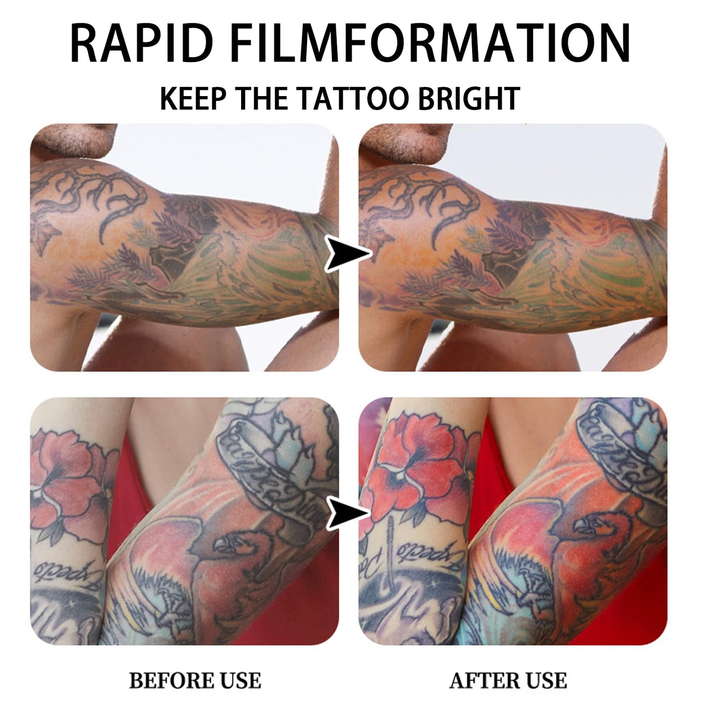 DMQ Tattoo Balm Stick, Tattoos Butter for Brightening & Moisturizing,40g Healing Cream Aftercare for New & Old Tattoo Care & Color Enhancement