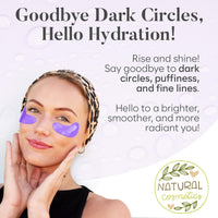 BLOOMORA Retinol & Collagen Under Eye Gel Patches (30 Pairs) | Eye Masks for Puffy Eyes | Under Eye Patches for Dark Circles & Puffiness | Under Eye Mask for Eye Care | Collagen Eye Patches