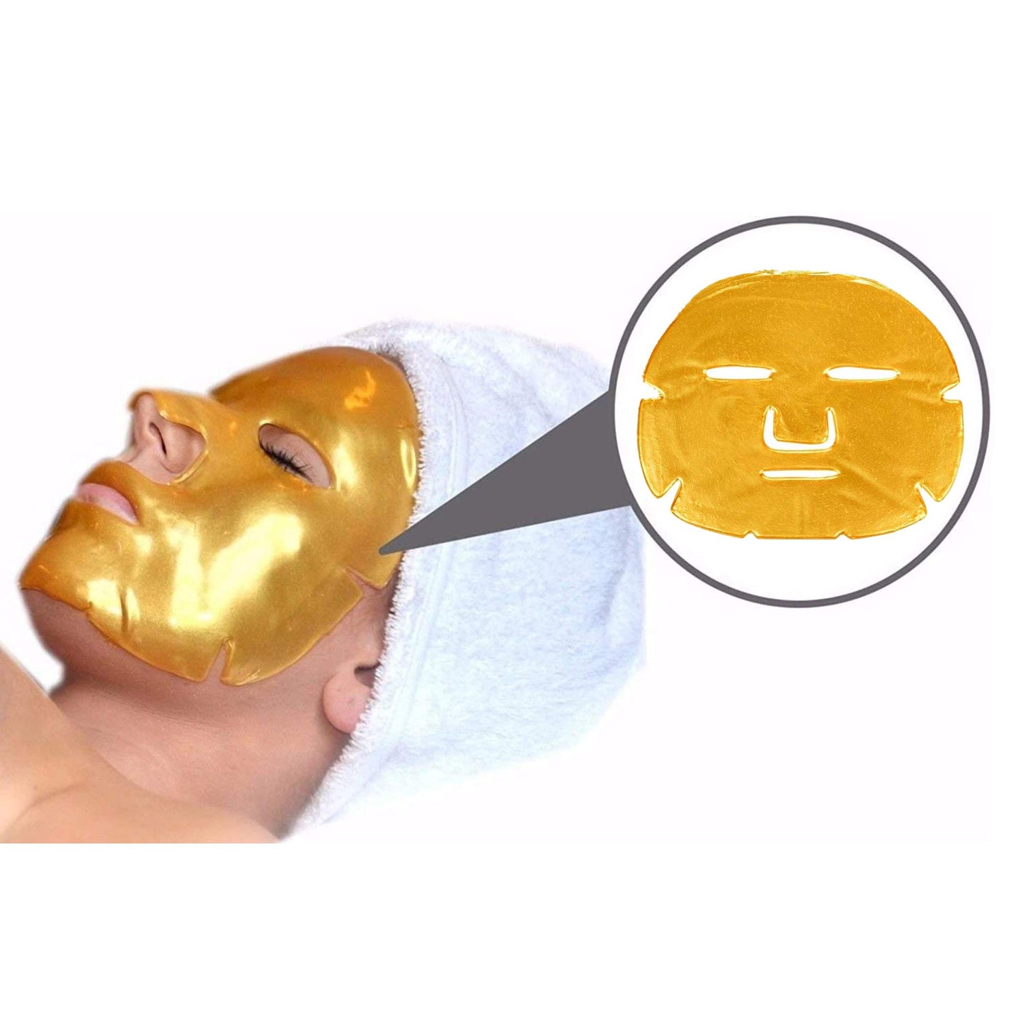 Revitale 24K Gold Face Mask - Enriched with Collagen (3 Pack)