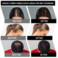 MIFELOY Root Cover Up Powder, Touch Up Hair Color for Grey, Roots Concealer for Beard Line Eyebrow, Instantly Conceals Hair Loss, Roots Coverage Powder for Thinning Grays Hairline, Dark Grey