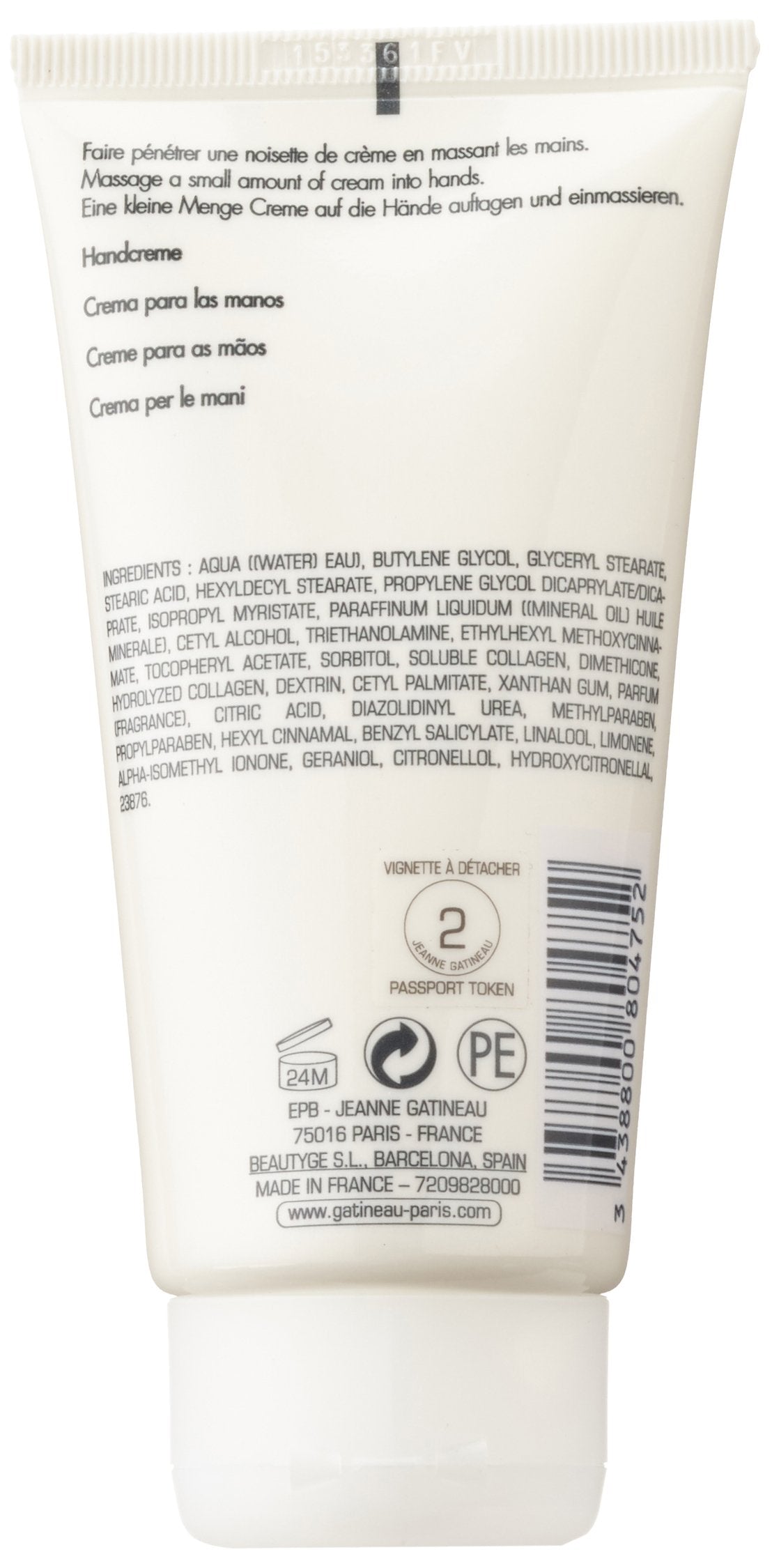 Body Basics by Gatineau Vitamina Suractivee Protective and Anti Ageing Hand Cream 75ml