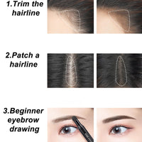 Generic Root Cover Up Powder for Hairline, Hair Root Touch Up, Black Hair Powder for Gray Hair Coverage, Beard and Hairline Repair for Men and Women, Long-Lasting Hair Concealer Stick, Portable Design