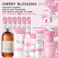 Leogony 13pcs Skincare Set for Teenagers Girls Kids, Cherry Blossom Gifts Skin Care Sets & Kits