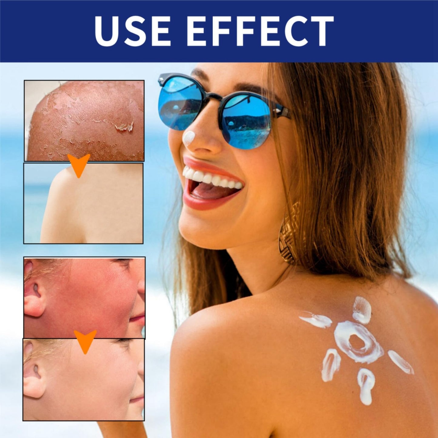 Sun Protection Light and Breathable Sunscreen Cream,Daily UV Defense Sunscreen,Sunscreen Spf 50 for Face,Face Sunscreen Moisturizer, Best Sunscreen for Face,Sun Protection Breathable Sunscreen Cream