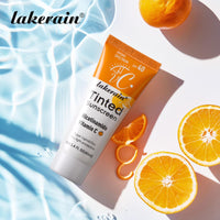 Tinted Sunscreen For Face, Face Sunscreen SPF 40, Vitamin C Facial Sunscreen, UV Protection for All Skin Type, SPF Face Moisturiser with Vitamin C, Long Lasting Broad Spectrum Protection