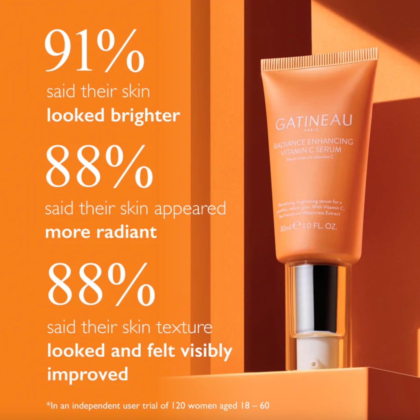 Gatineau - Vitamin C Serum for Face, Radiance Enhancing, Skin Brightening, Hydrating with Lightweight Formula (30ml)