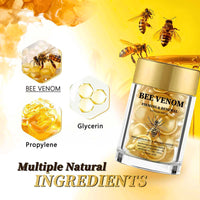 IZBEAUVO Bee Venom Firming & Renewal Capsule, Bee Venom Firming Serum, Anti Aging Serum for Women, Day and Night Serum Capsules, Natural Vegan Formula for Wrinkles, Sagging Skin & Stretch Marks