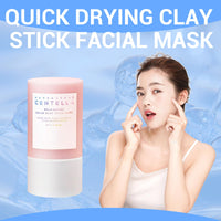 Asheyya Centella Clay Mask Stick, Portable Quick Clay Stick for Face Moisturizing Skin Barrier Fix