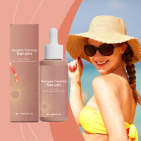 SingHao Anti-Ageing Express Tanning Serum,Anti Aging Butter Glow Bronzing Ser/um,Butter Glow Bronzing Drops,Hydrating Self Tanning Drops for Women,Face Bronzers Se/rum Ult/ra for All Skin Types