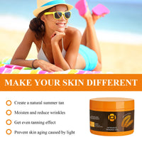 Katslyn Luxury Intensive Tanning Gel,150g Tanning Gel Intensive Tanning Gel Tanning Gel for Sunbathing with Applicator Stick Natural Tanning Accelerator Cream for Outdoor Sun Brown Tanning Cream(2pcs)