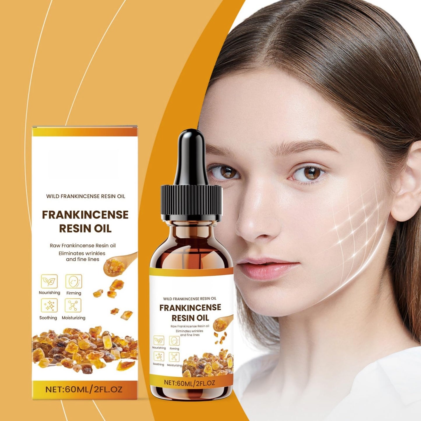 SingHao Frankincense Resin Oil,Moisturizing Frankincense Oil,Frankincen/se Resin Infused Oi/l for Face,Natural Anti-Aging Serum,Fra/nkincense O/il for Skin Care,Rapid Absorption Frankin/cense Re/sin O/il