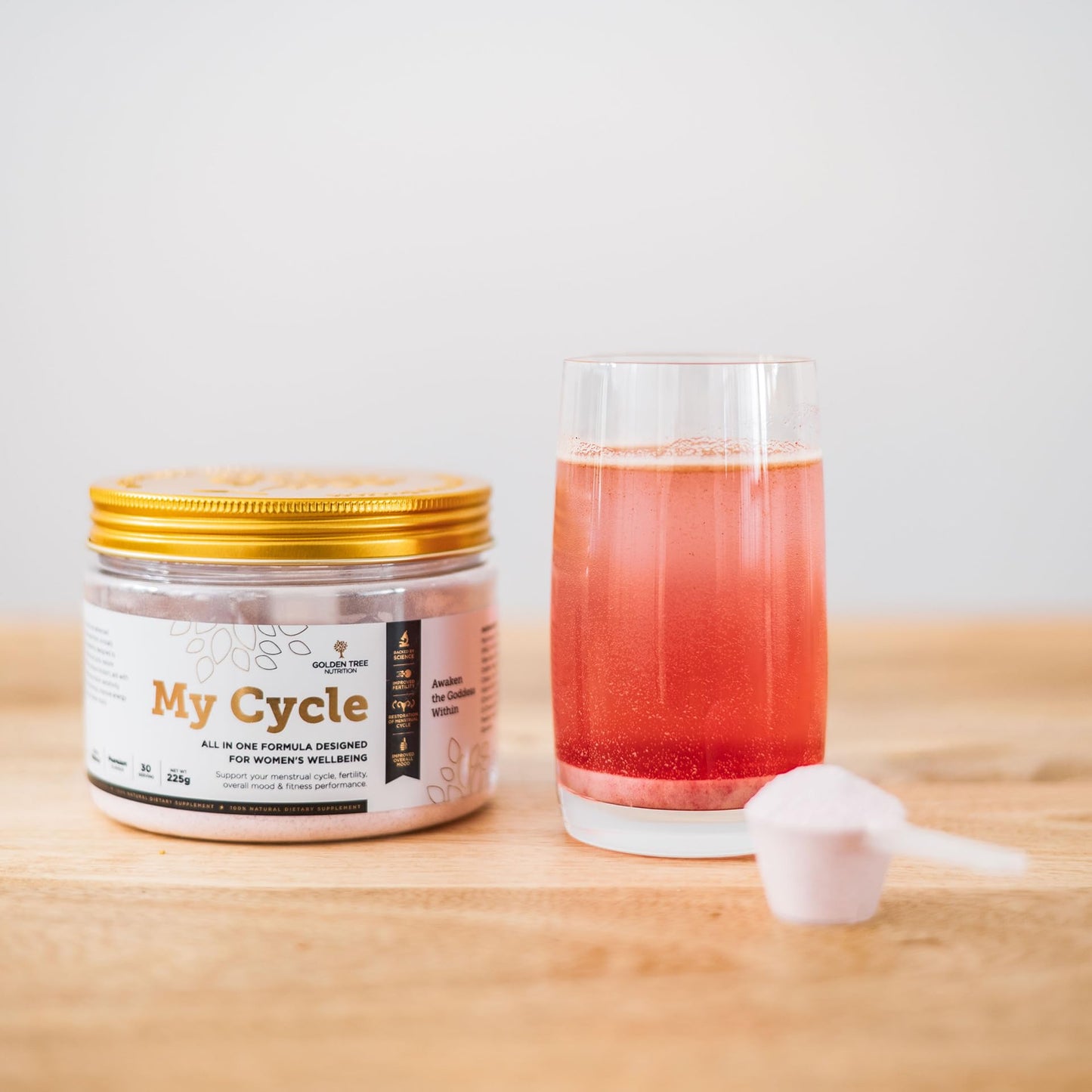 Golden Tree My Cycle - PCOS Supplement with Myo-Inositol Promotes Hormonal Balance & Normal Ovarian Function - with Magnesium, Zinc, Folate, Chromium, Vitamin D & Vitex Agnus